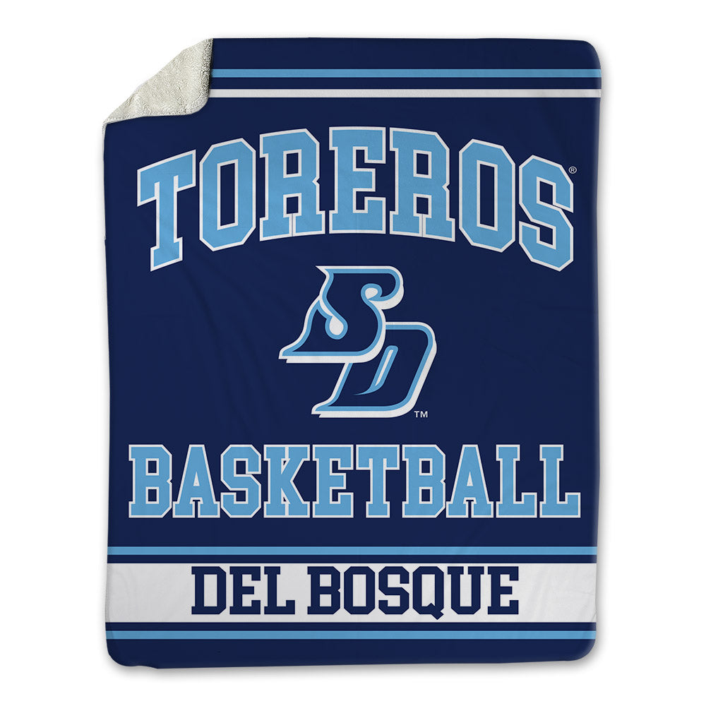 San Diego - NCAA Men's Basketball : Nicholas Del Bosque - Blanket-0