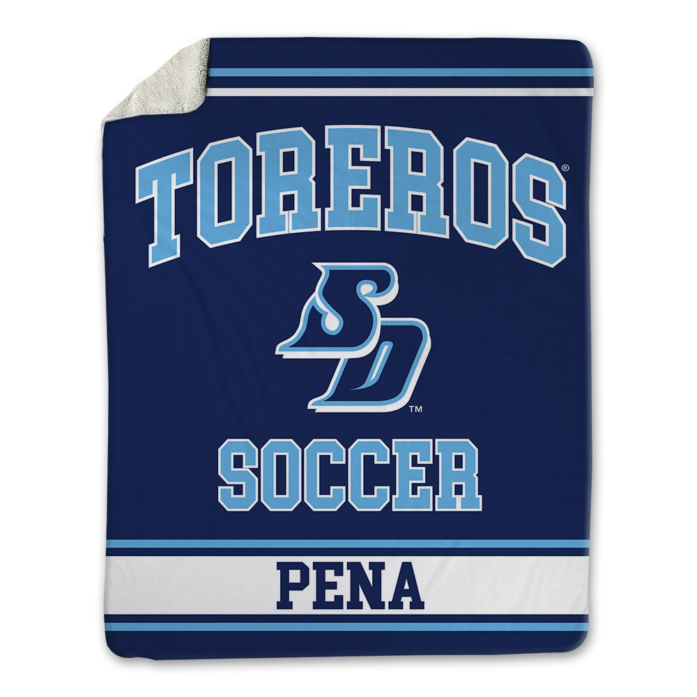 San Diego - NCAA Men's Soccer : Kevin Pena - Blanket-0