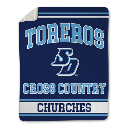 San Diego - NCAA Women's Cross Country : Maddy Churches - Blanket-0