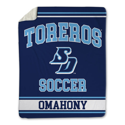 San Diego - NCAA Men's Soccer : Finley Omahony - Blanket-0