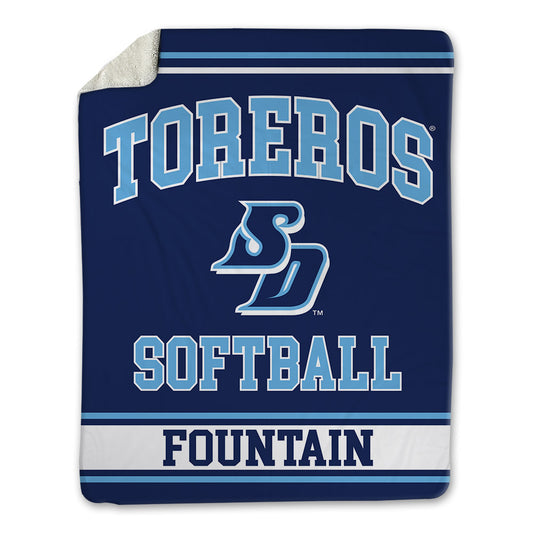 San Diego - NCAA Softball : Adiah Fountain - Blanket-0