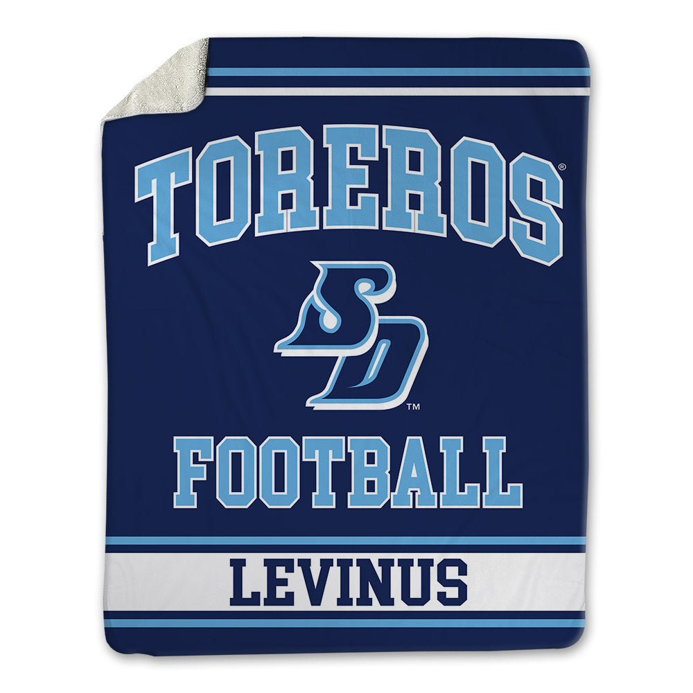 San Diego - NCAA Football : Charlie LeVinus - Blanket-0