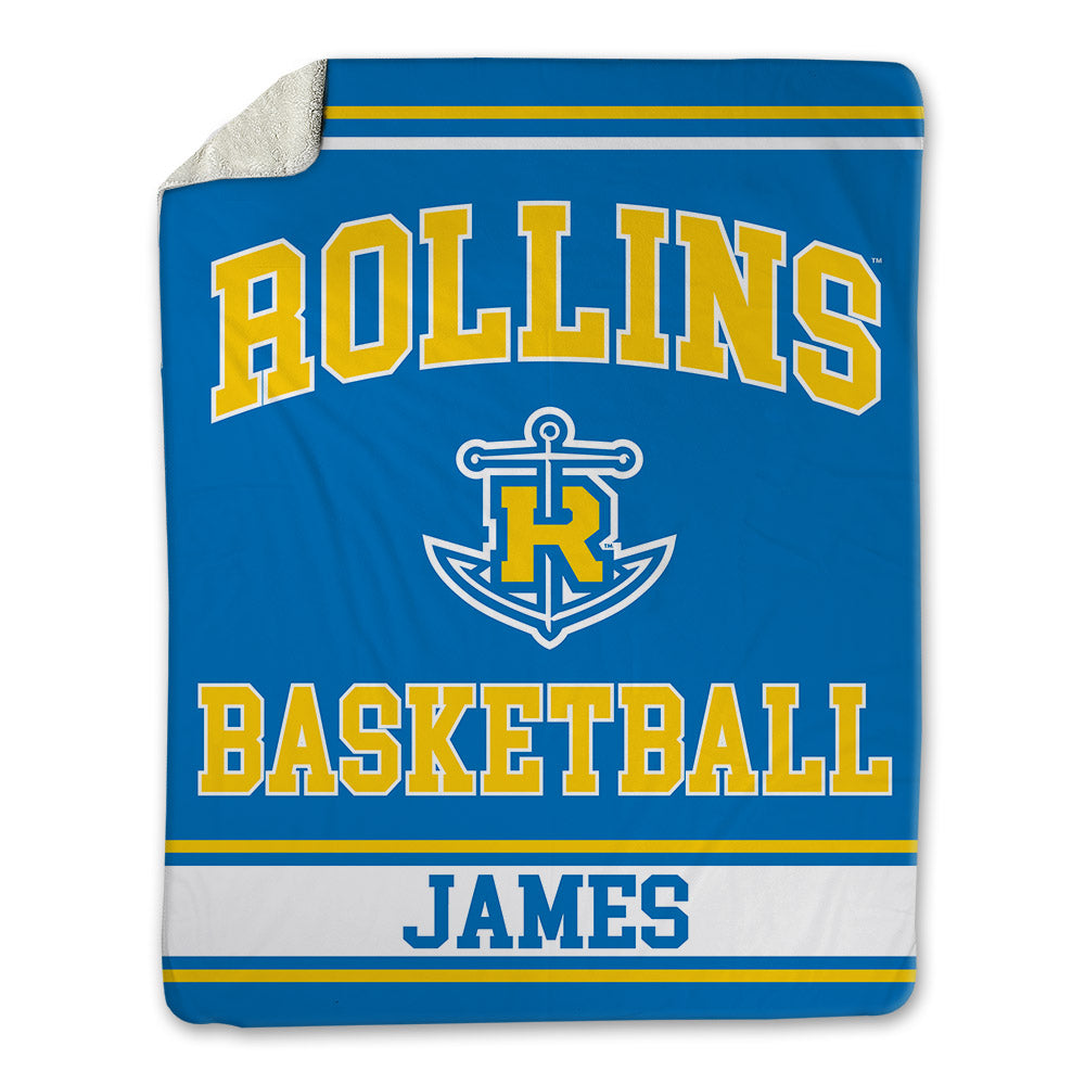 Rollins - NCAA Men's Basketball : Cheo james - Blanket-0