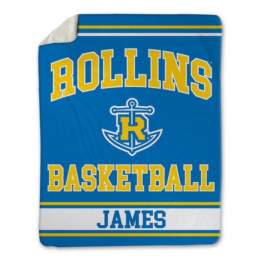 Rollins - NCAA Men's Basketball : Cheo james - Blanket-0