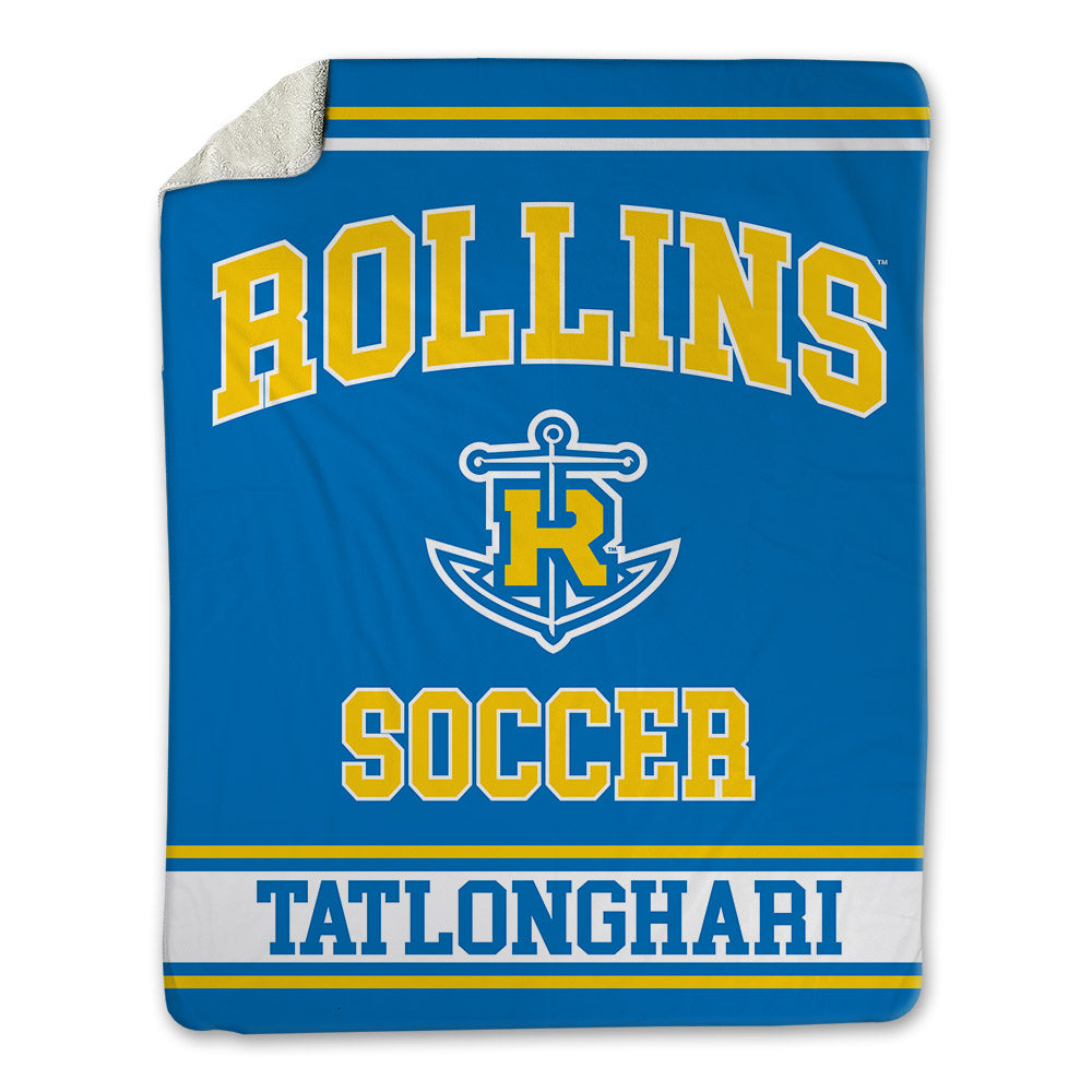 Rollins - NCAA Men's Soccer : Noah Tatlonghari - Blanket-0