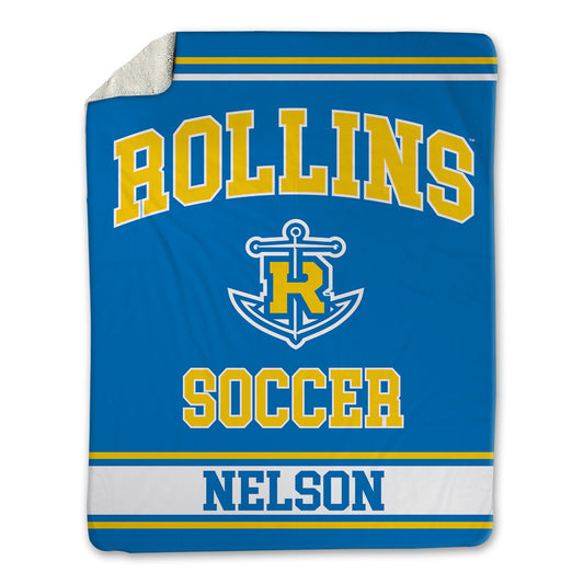 Rollins - NCAA Men's Soccer : Justin Nelson - Blanket-0