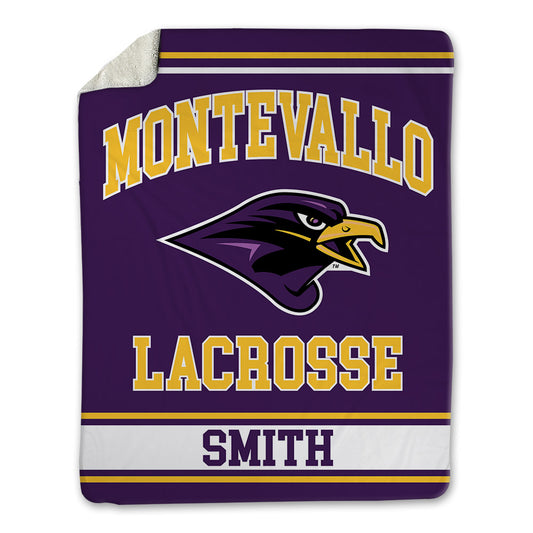 Montevallo - NCAA Men's Lacrosse : Kale Smith - Blanket-0