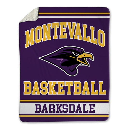 Montevallo - NCAA Men's Basketball : Adam Barksdale - Blanket-0
