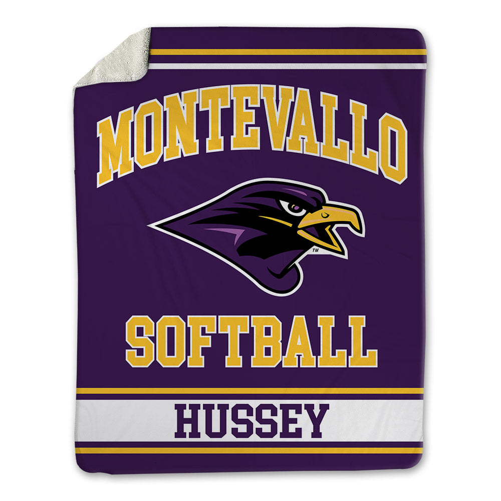 Montevallo - NCAA Softball : Kennedy Hussey - Blanket-0