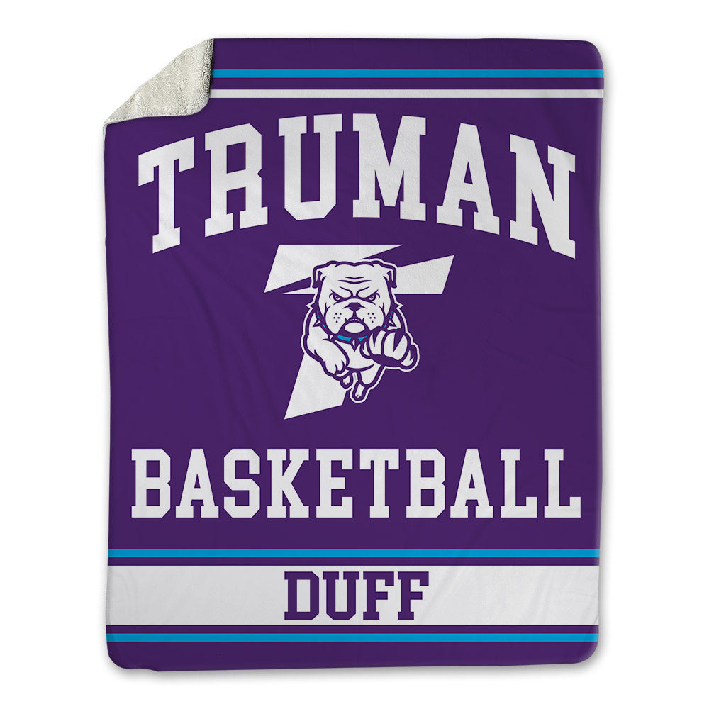 Truman - NCAA Men's Basketball : Justin Duff - Blanket-0