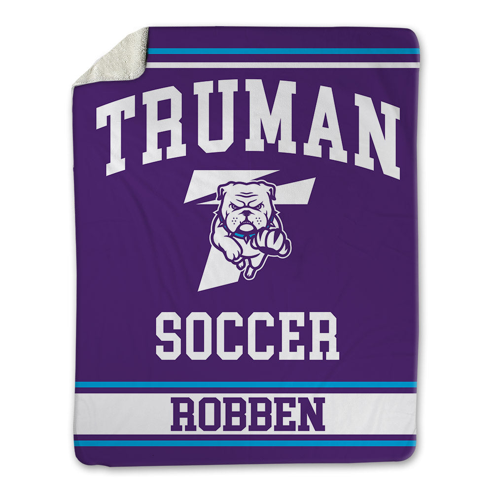 Truman - NCAA Men's Soccer : Owen Robben - Blanket-0