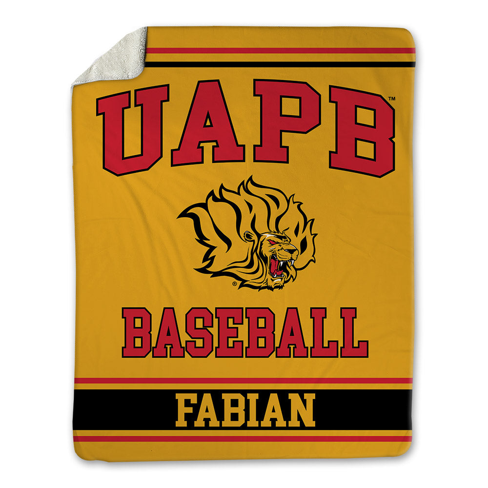 UAPB - NCAA Baseball : Kenney Fabian - Blanket-0