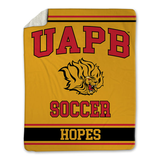 UAPB - NCAA Women's Soccer : Hailey Hopes - Blanket-0