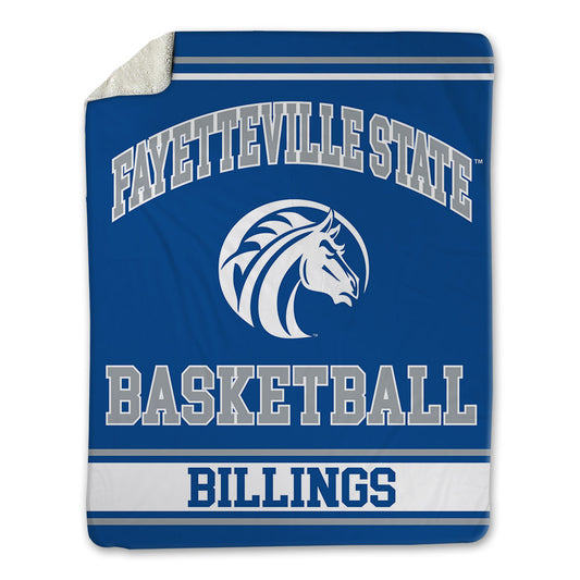 Fayetteville State - NCAA Men's Basketball : Mathias Billings - Blanket-0