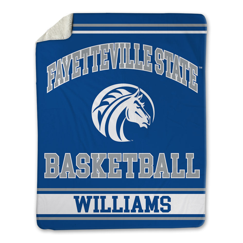 Fayetteville State - NCAA Men's Basketball : Rell Williams - Blanket-0
