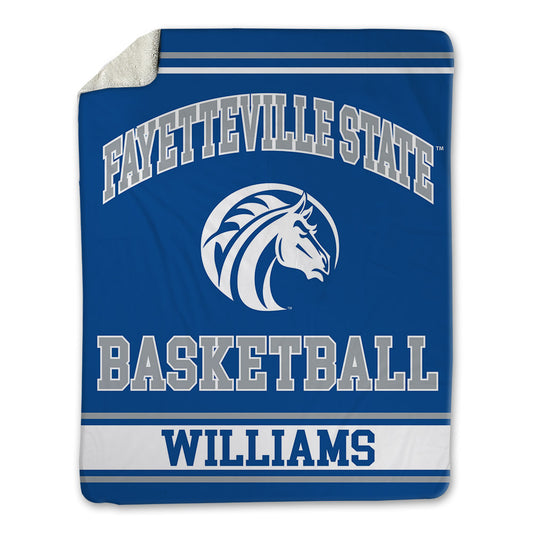 Fayetteville State - NCAA Men's Basketball : Rell Williams - Blanket-0