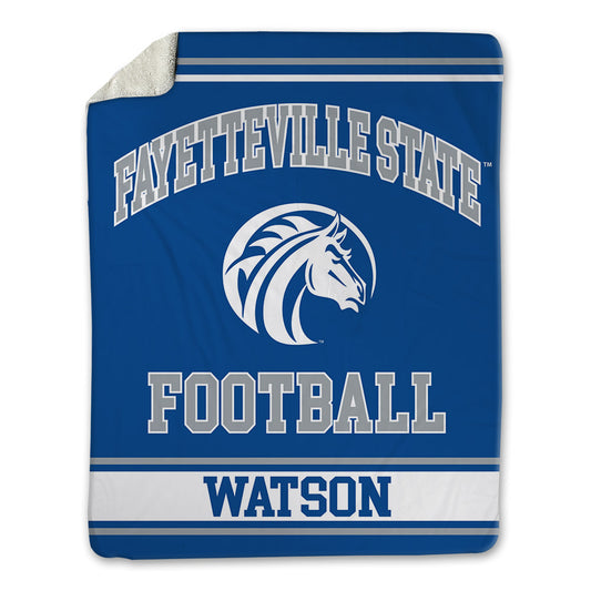 Fayetteville State - NCAA Football : Kadynce Watson - Blanket-0