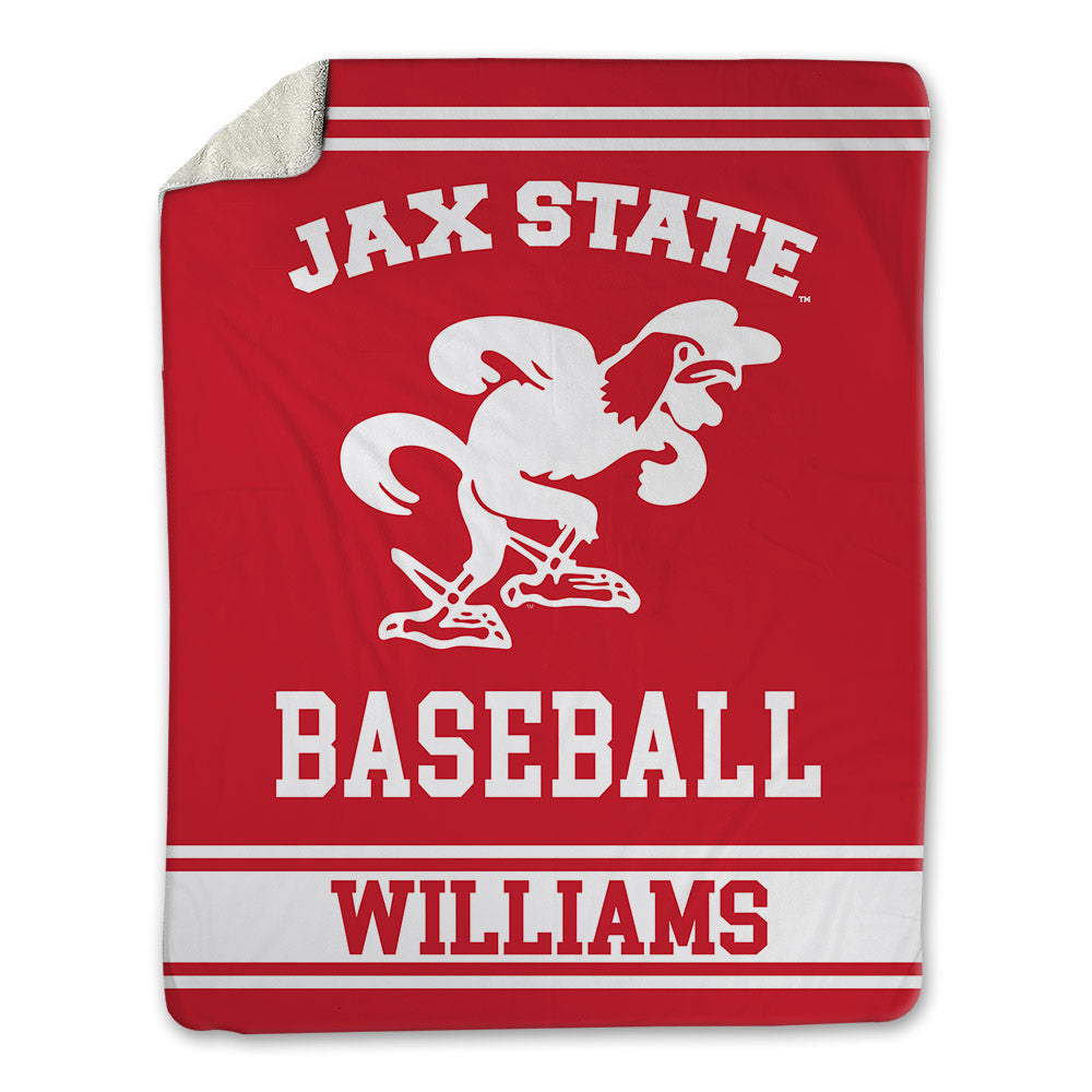 Jax State - NCAA Baseball : Luke Williams - Blanket-0