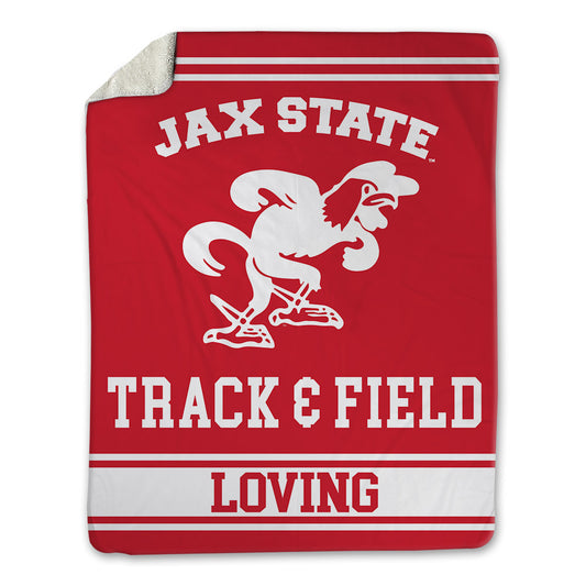 Jax State - NCAA Women's Track & Field : Jailah Loving - Blanket-0