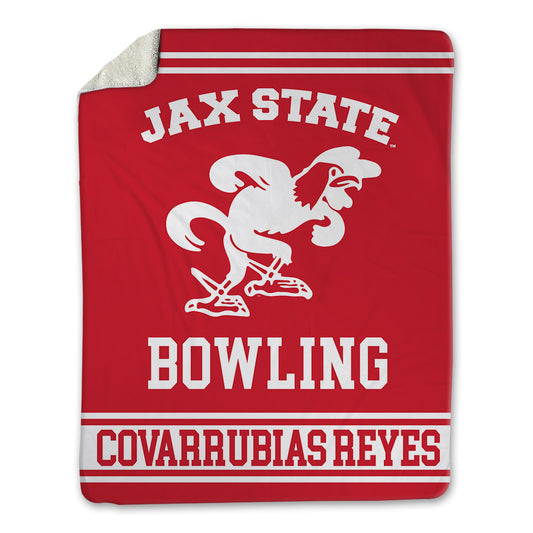 Jax State - NCAA Women's Bowling : Keyla Covarrubias Reyes - Blanket-0