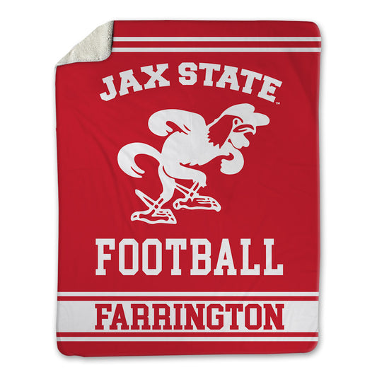 Jax State - NCAA Football : Lucas Farrington - Blanket-0