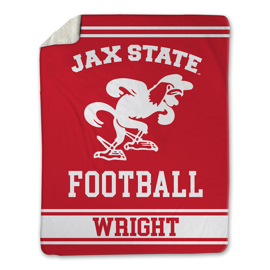 Jax State - NCAA Football : McCade Wright - Blanket-0
