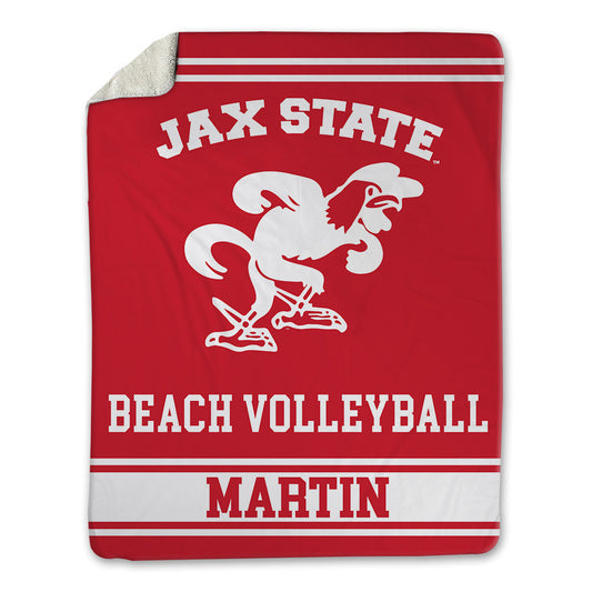 Jax State - NCAA Beach Volleyball : Daylan Martin - Blanket-0