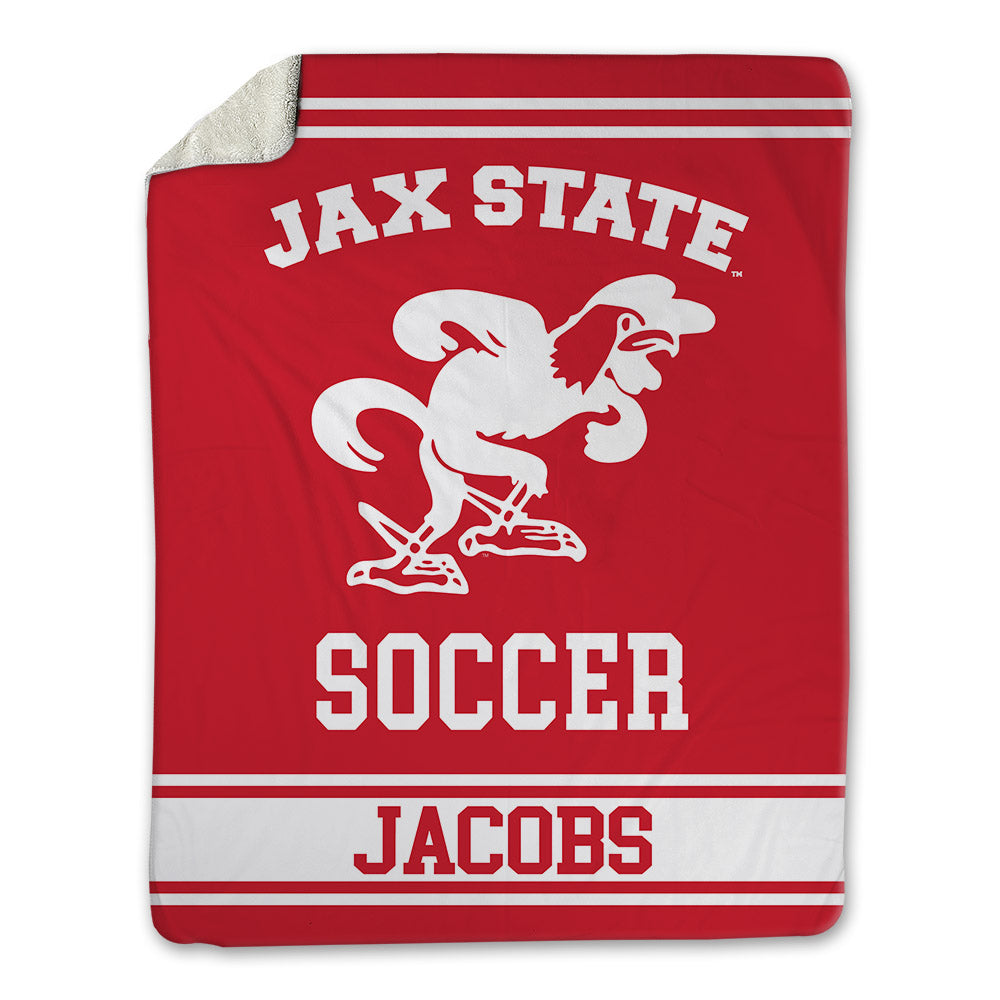 Jax State - NCAA Women's Soccer : Amelia Jacobs - Blanket-0