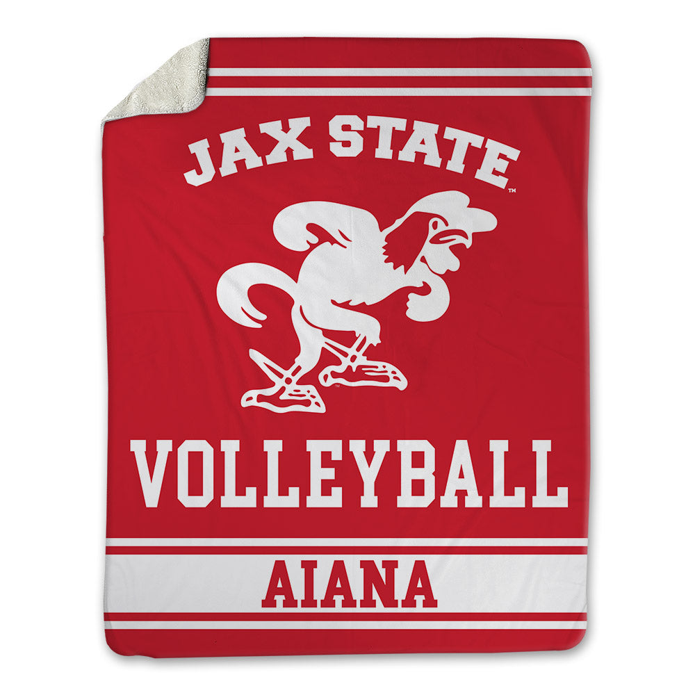 Jax State - NCAA Women's Volleyball : Sadie Aiana - Blanket-0