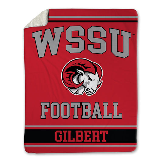 WSSU - NCAA Football : Josh Gilbert - Blanket-0