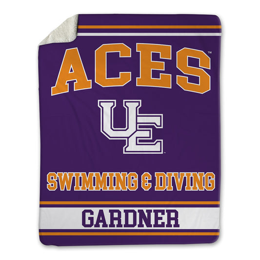 Evansville - NCAA Women's Swimming & Diving : leah gardner - Blanket-0