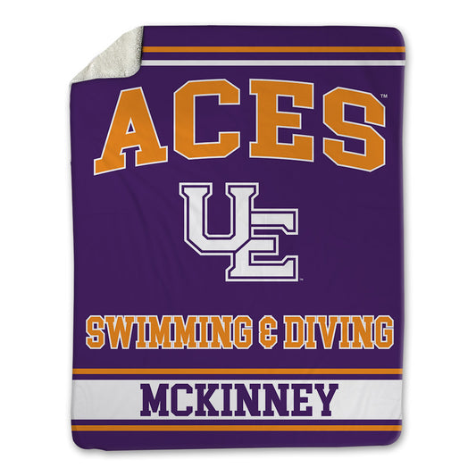 Evansville - NCAA Men's Swimming & Diving : Levi McKinney - Blanket-0