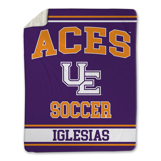 Evansville - NCAA Men's Soccer : Carlos Iglesias - Blanket-0