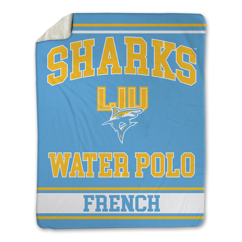 LIU - NCAA Men's Water Polo : Jack French - Blanket-0