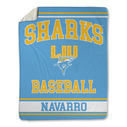 LIU - NCAA Baseball : Jc Navarro - Blanket-0