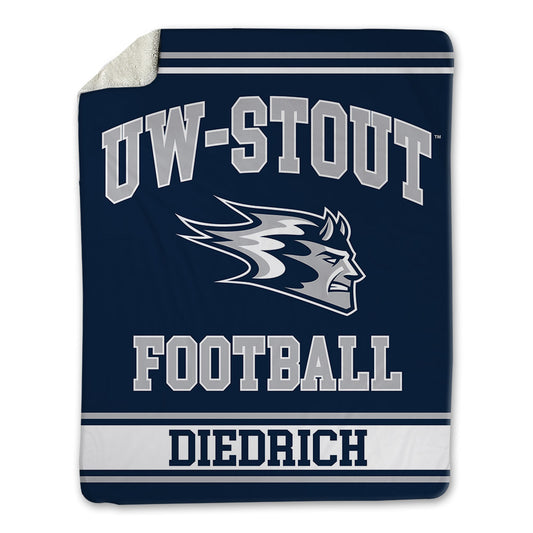 UW Stout - NCAA Football : Cooper Diedrich - Blanket-0