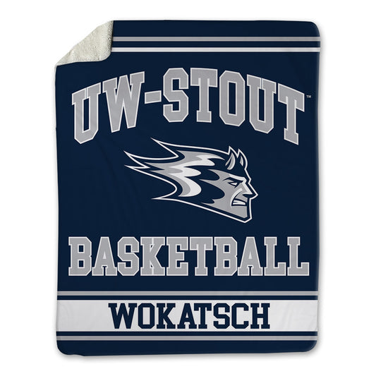 UW Stout - NCAA Women's Basketball : Allison Wokatsch - Blanket-0