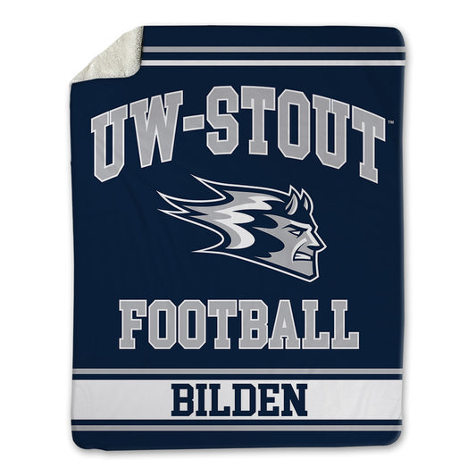 UW Stout - NCAA Football : Jackson Bilden - Blanket-0