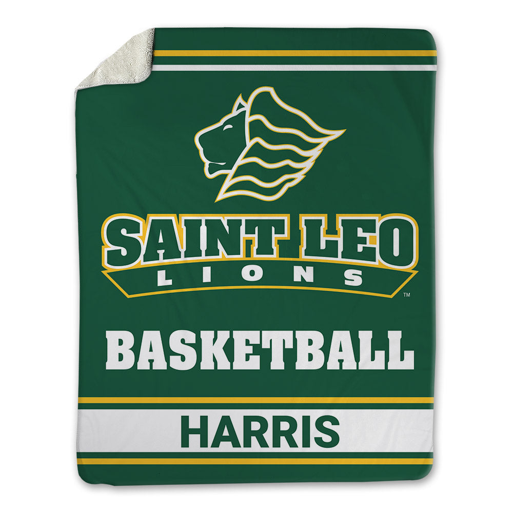 Saint Leo - NCAA Men's Basketball : Elijah Harris - Blanket-0
