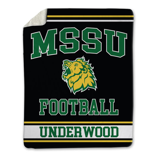 MSSU - NCAA Football : Matthew Underwood - Blanket-0