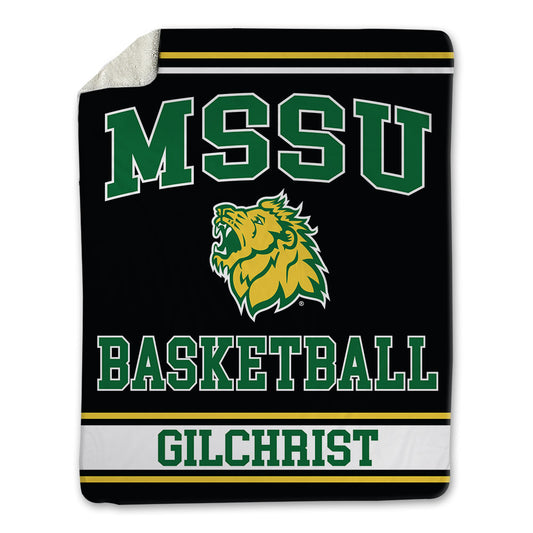 MSSU - NCAA Men's Basketball : Storm Gilchrist - Blanket-0