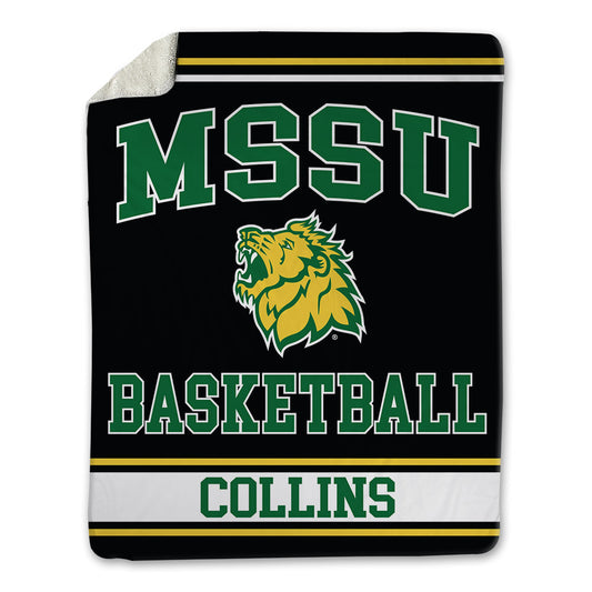 MSSU - NCAA Men's Basketball : Van Collins - Blanket-0