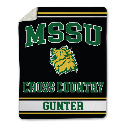 MSSU - NCAA Men's Cross Country : Kyler Gunter - Blanket-0