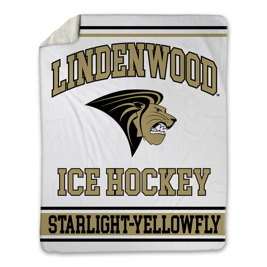 Lindenwood - NCAA Women's Ice Hockey : Tatem Starlight-Yellowfly - Blanket-0