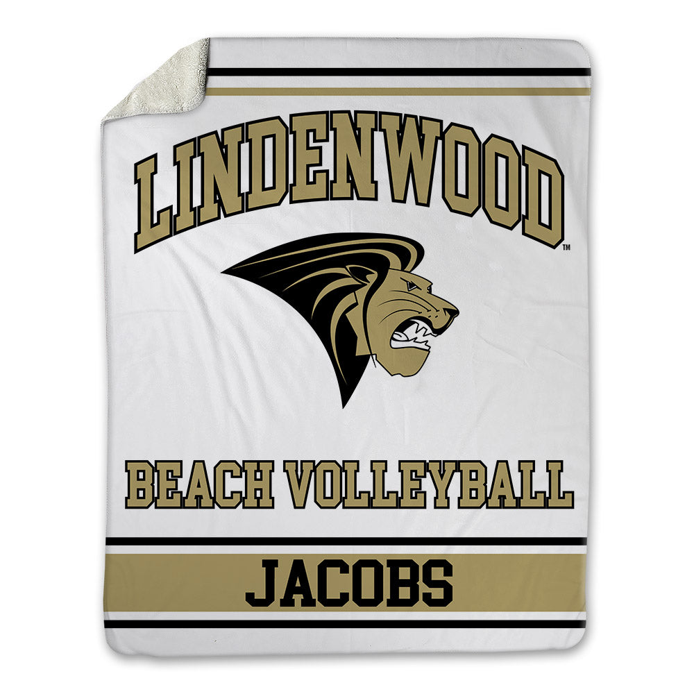 Lindenwood - NCAA Beach Volleyball : abby jacobs - Blanket-0