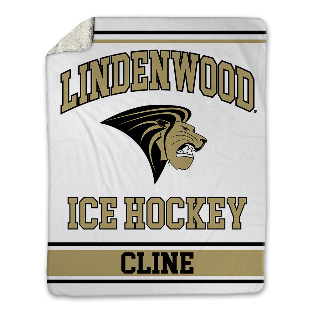 Lindenwood - NCAA Women's Ice Hockey : Paige Cline - Blanket-0