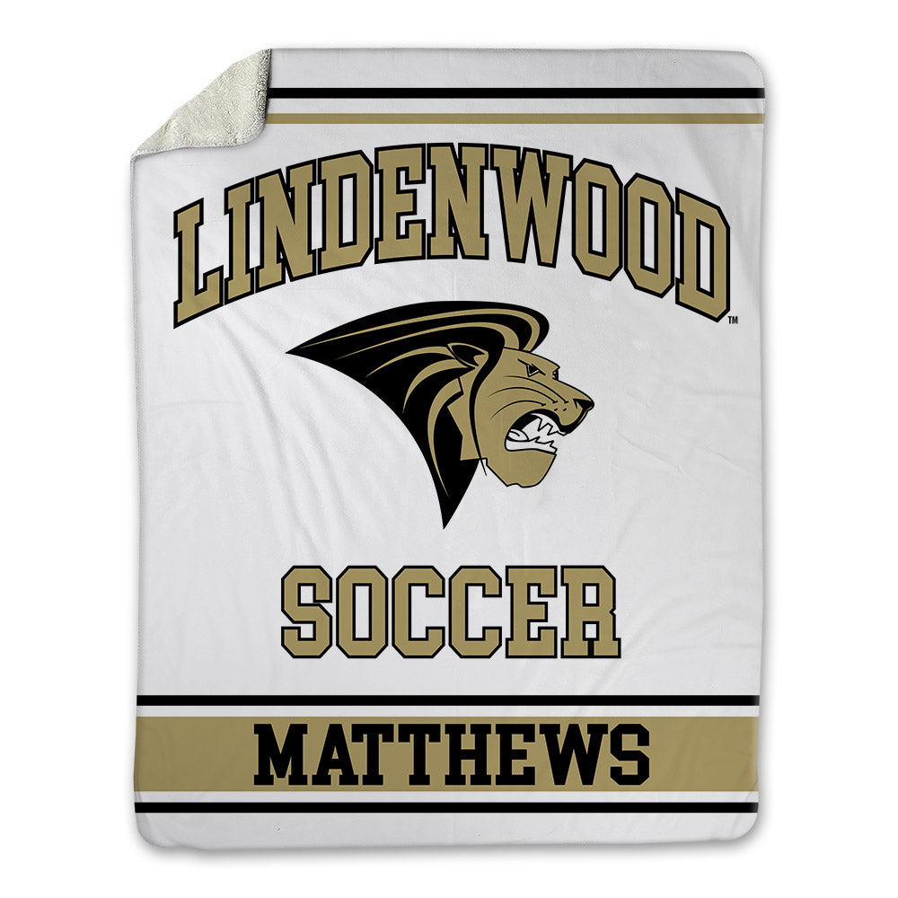 Lindenwood - NCAA Men's Soccer : Jordan Matthews - Blanket-0