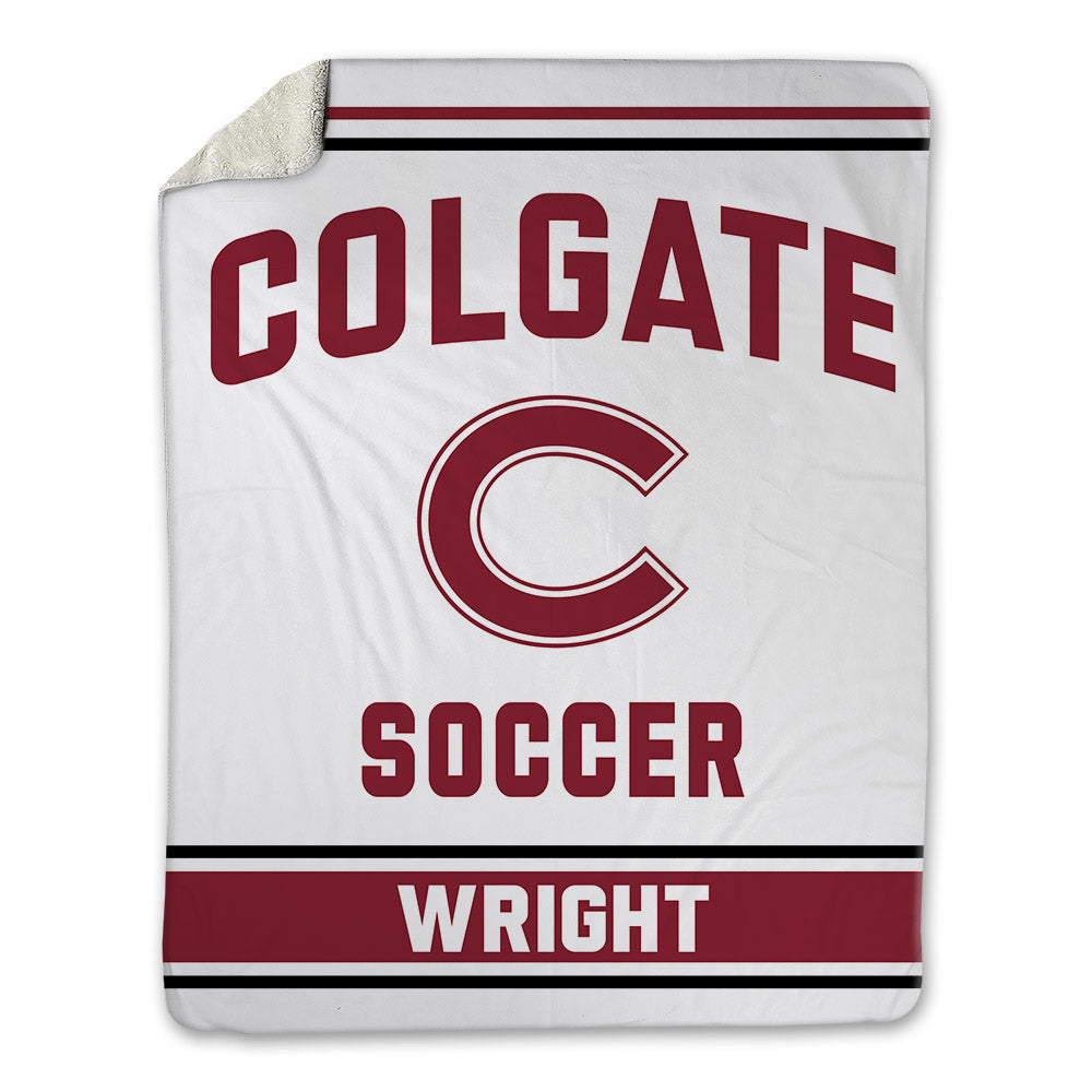 Colgate - NCAA Men's Soccer : Aidan Wright - Blanket-0