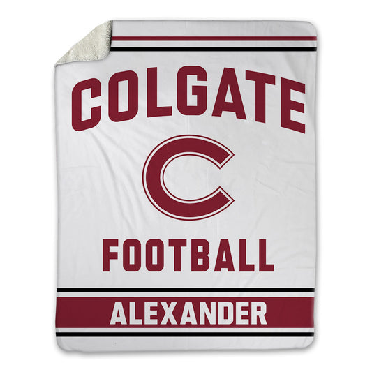 Colgate - NCAA Football : Kaleb Alexander - Blanket-0