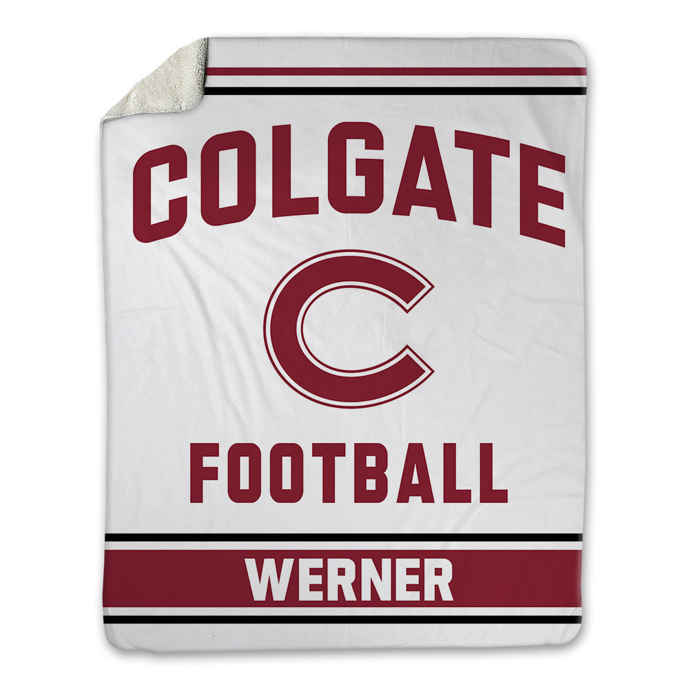 Colgate - NCAA Football : Dominic Werner - Blanket-0